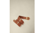 Ceinture logo Clover en cuir