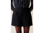 Short taille haute noir
