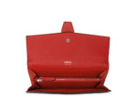 Neo Charlie de Lancel - Portefeuille slim rabat - Grand modèle - Rouge Lancel