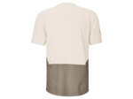 T-shirt manches courtes Homme VERTIC ZIP Coton Blanc/Beige