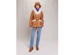 Manteau court shearling