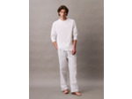 ENSEMBLE DE PYJAMA EN POPLINE DE COTON - T-SHIRT & PANTALONS