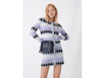 Cardigan jacquard argyle