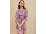 Robe courte imprimé fleuri