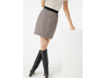 Jupe façon tweed avec lurex