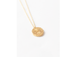 Collier "Mon Soleil" en plaqué or