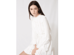 Robe blanche à broderies anglaises