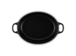 Cocotte ovale 29cm en fonte émaillée noire