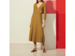 Robe longue en maille