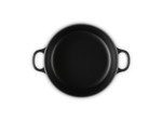 Cocotte ronde 22cm en fonte émaillée noire