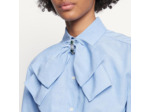 Chemise courte avec un nœud amovible