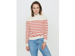 Pull marinière en cachemire