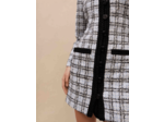 Robe effet tweed