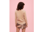 Cardigan en cachemire beige