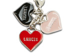 Charms de Lancel - Charm Multi cœurs émail et métal