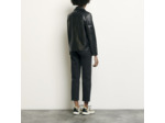 Veste façon tailleur en cuir