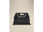 Sac M en cuir matelassé à studs
