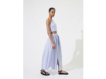 Jupe-culotte façon jupon en taffetas