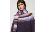 Pull en jacquard à manches larges