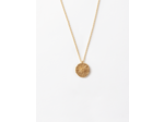 Collier "Mon Soleil" en plaqué or