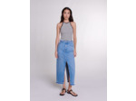 Jupe longue en denim