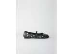 Ballerines à studs argentés
