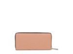 Mia de Lancel - Portefeuille slim zippé - Grand modèle - Rose Sunset