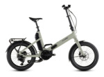 Vélo urbain pliant électrique FOLD HYBRID 545 Vert Pois
