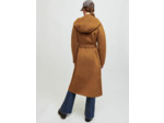 Manteau à capuche en double face