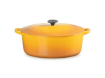Cocotte ovale 31cm en fonte émaillée nectar