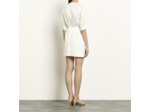 Robe portefeuille en jacquard