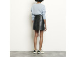 Jupe courte en cuir