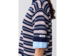 Top maille fine rayures