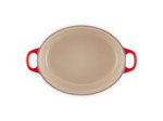 Cocotte ovale 29cm en fonte émaillée cerise