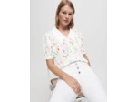 Chemise effet froisé imprimée