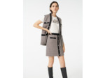 Jupe façon tweed avec lurex