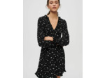Robe fluide et plissée imprimé étoiles