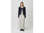 Cardigan laine mélangée boutonné