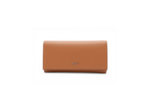 Lettrines de Lancel - Portefeuille long rabat - Camel