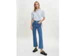 Chemise en popeline ajourée