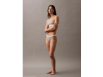 STRING THONG EN COTON ÉLASTIQUE RIBBÉ