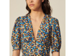 Robe imprimée boutonnée