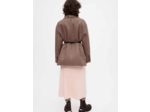 Manteau oversize en pied de poule