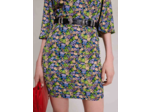 Robe courte à imprimé fleuri