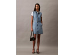 ROBE TRUCKER EN DENIM SANS MANCHES