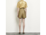 Short en gabardine de coton