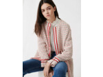 Manteau BCBG court façon tweed