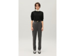 Pantalon tailleur gris chiné