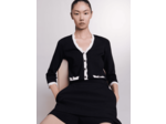 Cardigan bicolore