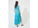 Robe foulard en satin